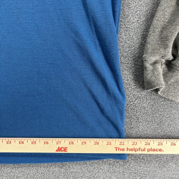 US Polo Assn‎ Sweater Mens Size M Blue Gray Pullover Crew-Neck Knit long sleeve - Picture 10 of 12